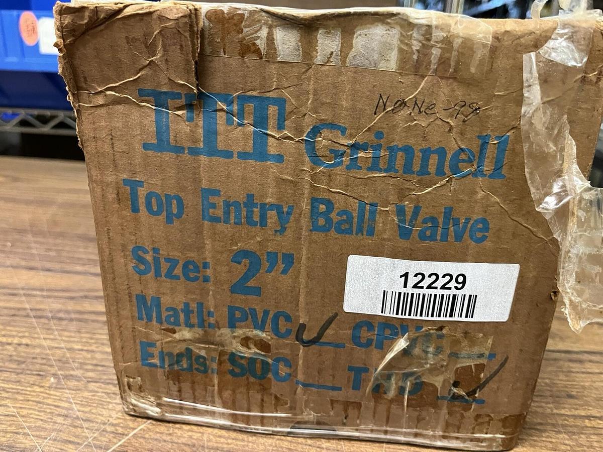 ITT GRINNELL,SERIES 70,2" TOP ENTRY PVC BALL VALVE