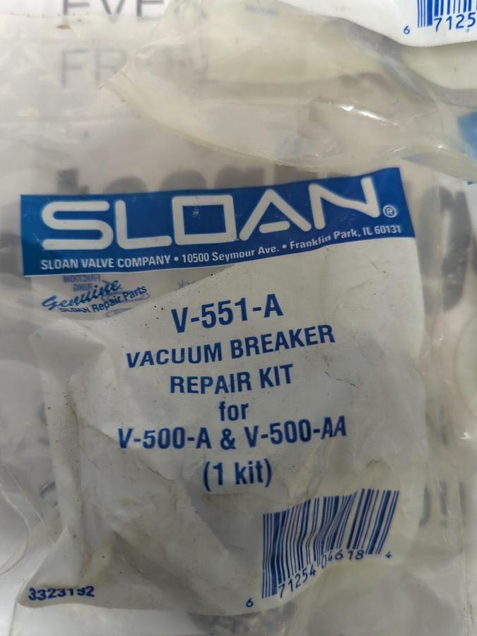 SLOAN,V-551-A,VACUUM BREAKER REPAIR KITS LOT OF 3 NEW