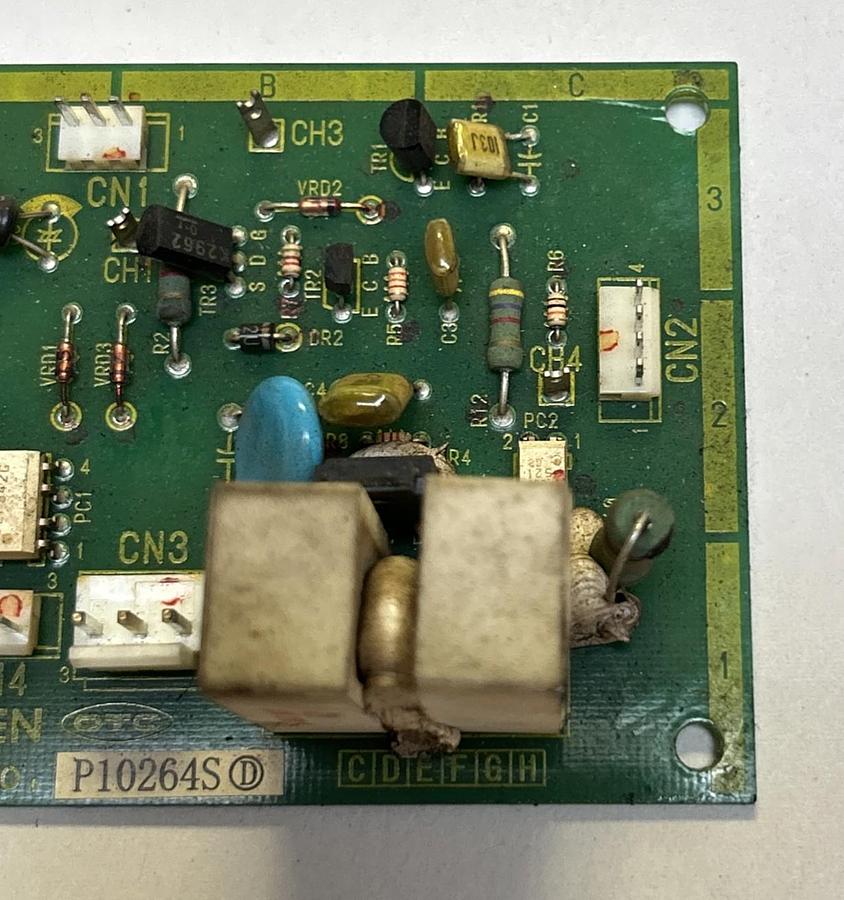 Used DAIHEN OTC,P10264S,CIRCUIT BOARD FOR DP400 WELDER