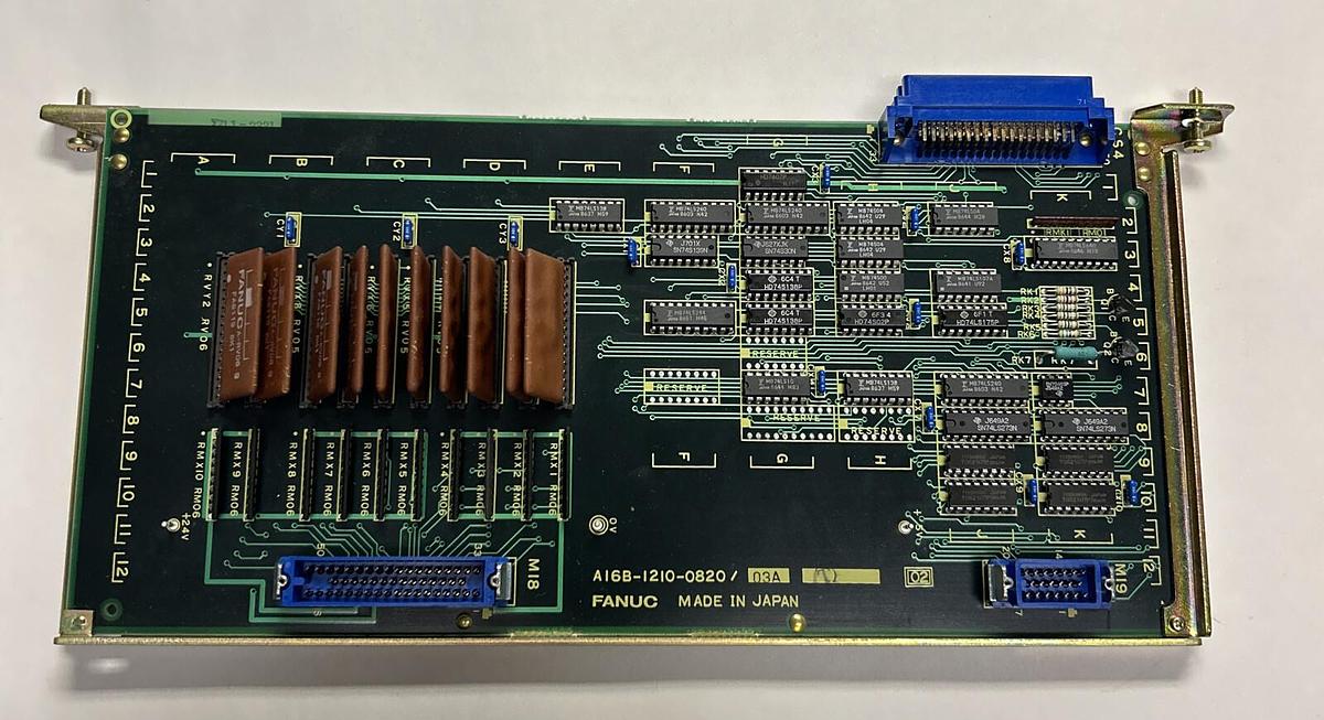 Used FANUC,A16B-1210-0820,PCB I/O BOARD