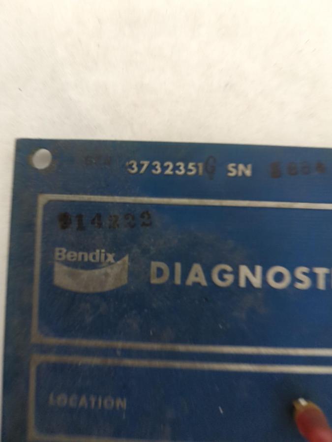 Used BENDIX,3732351G,DIAGNOSTIC PANEL PRE-OWNED