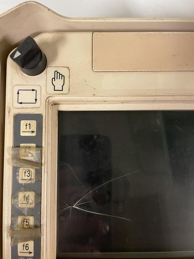 Used DAIHEN,AXTPDD0N-UC15,TEACH PENDANT CRACKED PLASTIC