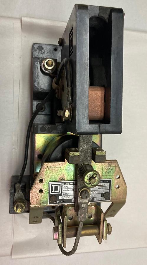 Square D,7004 Type XC0-1,SIze 1 Line Arc DC Contactor