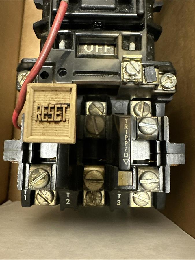 Used Allen-Bradley,509-BOB,Size 1 Motor Starter
