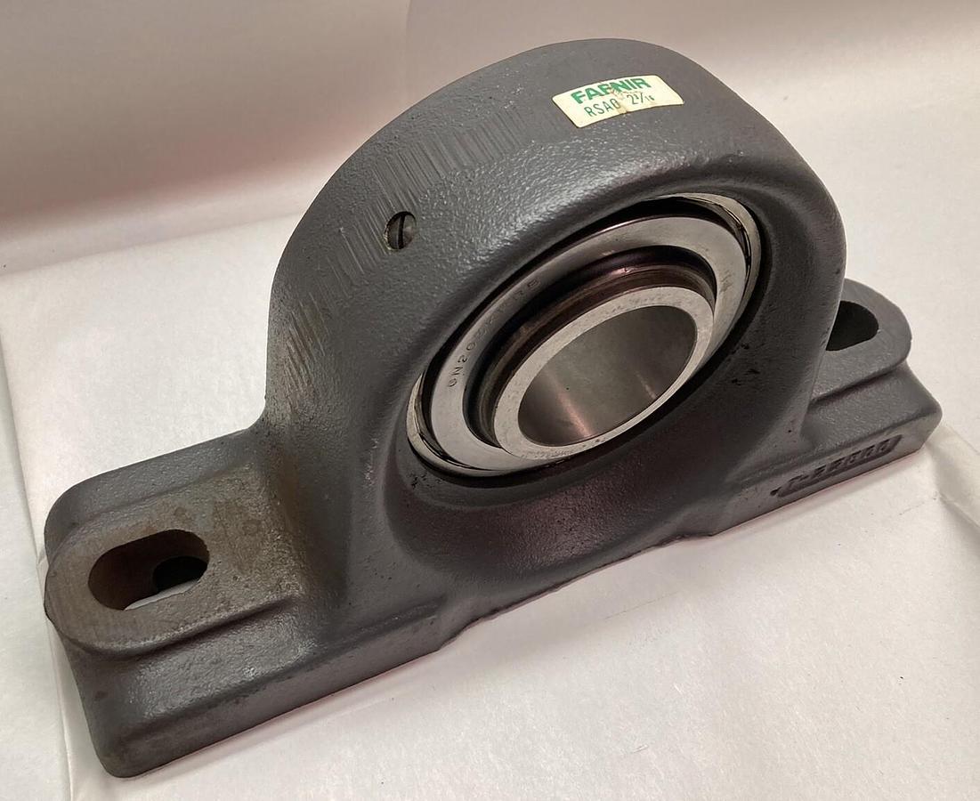 Used Fafnir,RSA0 3 3/16 Inch,2-Bolt Ball Pillow Block Bearing