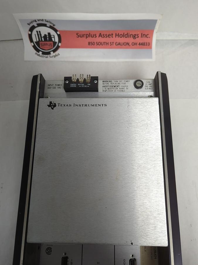 Used TEXAS INSTRUMENTS,5TI-5500,I/O EXPANDER 102-132 VAC 47-63 HZ PRE-OWNED