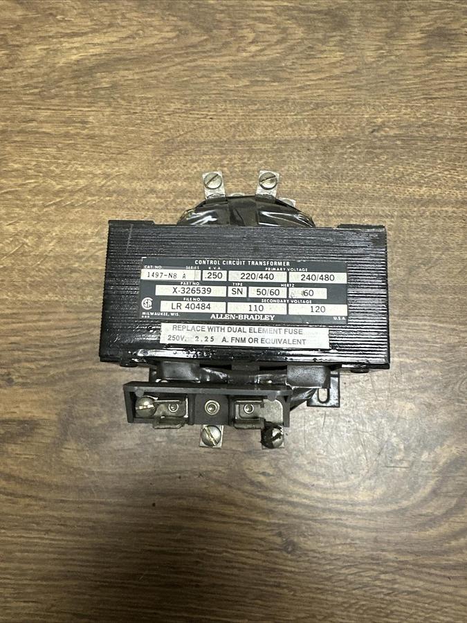 Used Allen Bradley,1497-N8,Control Transformer Ser A