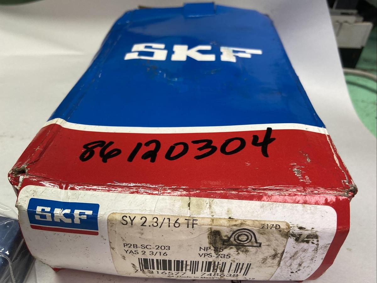 SKF,SY-2.3/16 TF P2B-SC-203,Pillow Block Bearing2-3/16 INCH BORE NOS