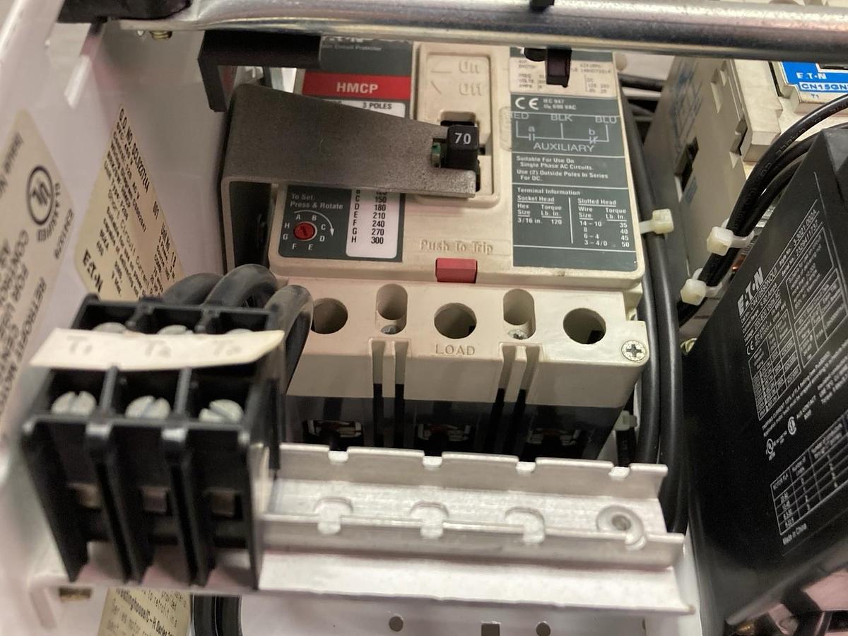 Eaton,2100 F206,12 Inch MCC Starter Bucket 30A 120Vac