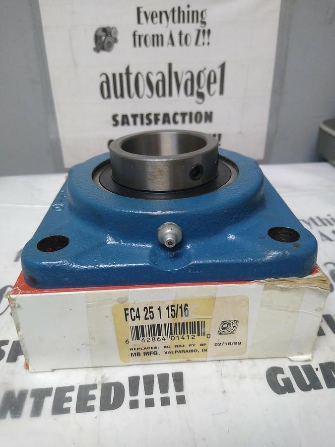 MB MANUFACTURING,FC4 25,1-15/16 FLANGE MOUNT BEARING 4-BOLT BASE 1-15/16 IN BORE