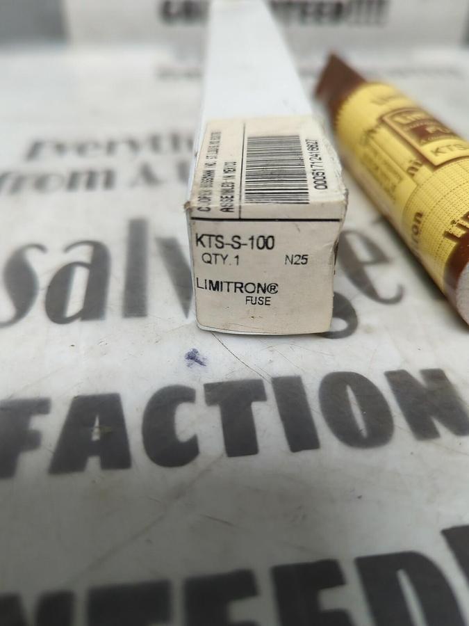 COOPER BUSSMANN,KTS-S-100,LIMITRON FUSE 100 AMP NOS