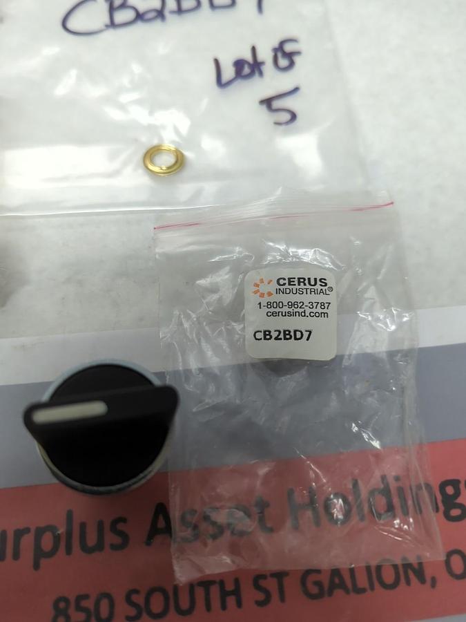 CERUS,CB2BD7,SELECTOR SWITCH BLACK LOT OF 5 NOS