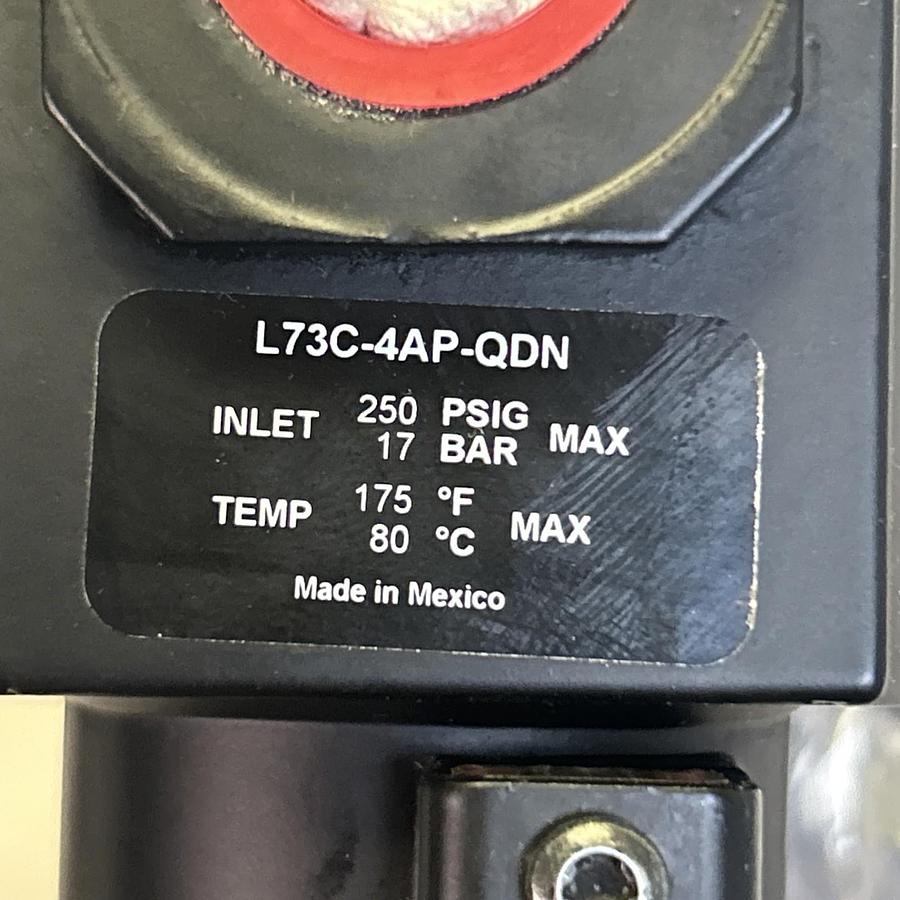 NORGREN,L73C-4AP-QDN,AIR FILTER REGULATOR LUBRICATOR NOS