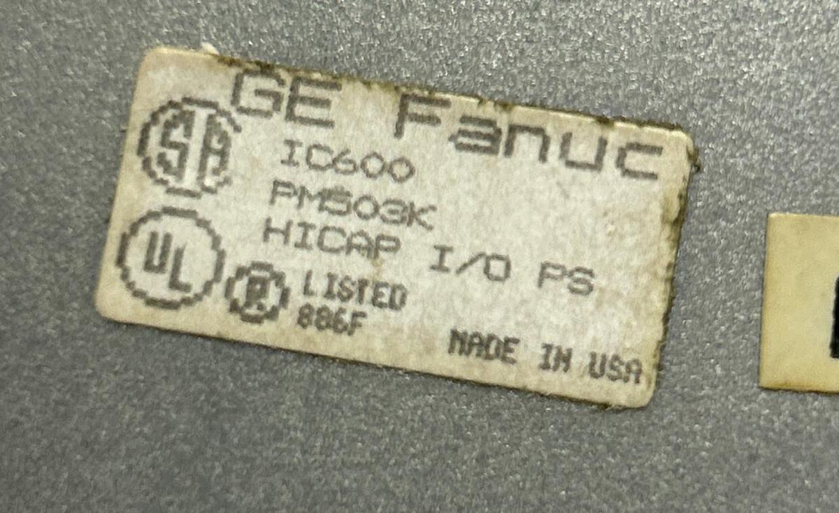 Used GE FANUC,IC600PM503K,PLC POWER SUPPLY