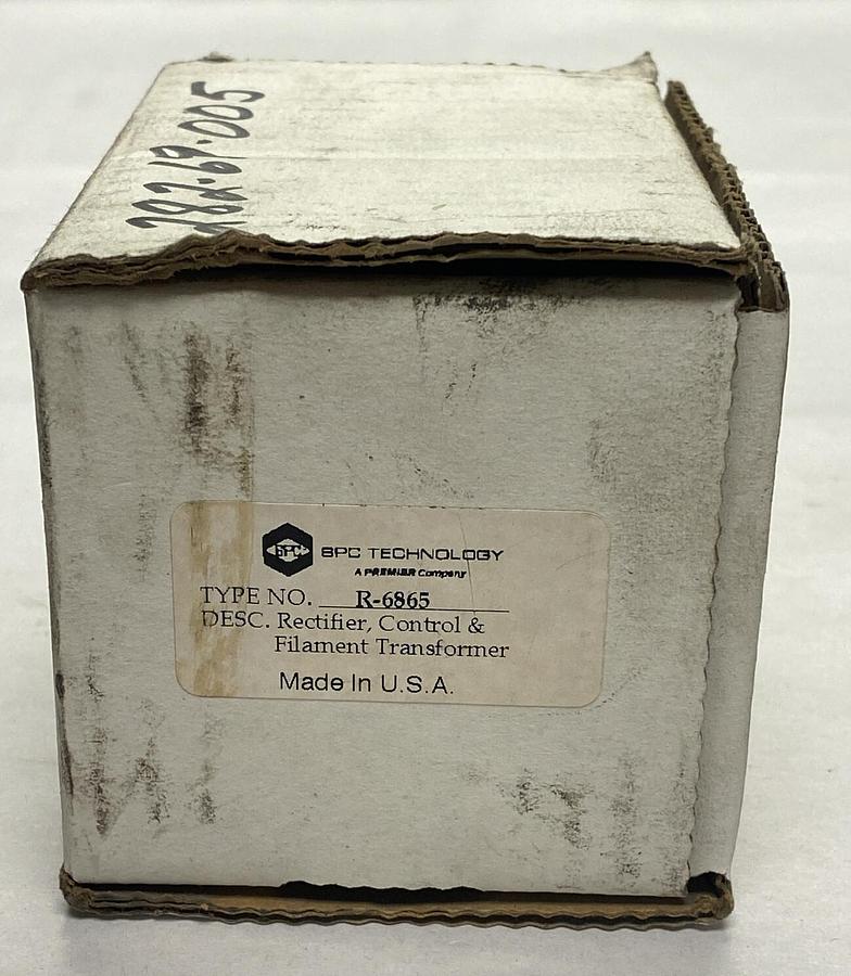 SPC Technology,R-6865,Rectifier Control and Transformer 117V 24VCT 2.0A