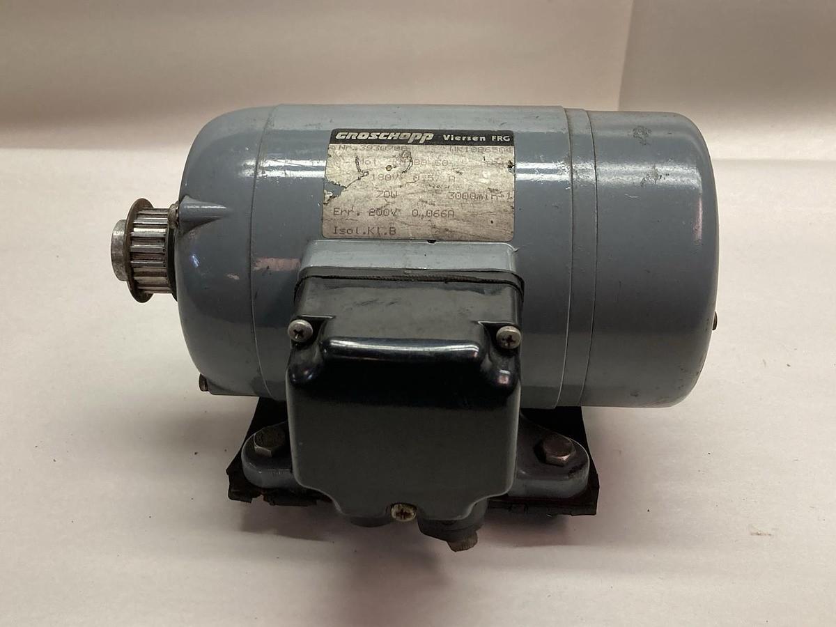 Used Groschopp Viersen FRG,KM-80-60,Motor 180V 0.5A
