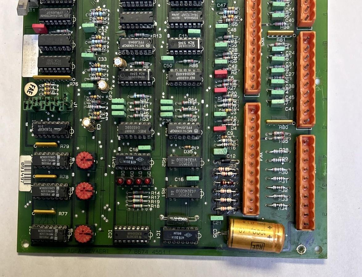 Used AGFA-GEVAERT,L8.8674.4550.1,CIRCUIT BOARD
