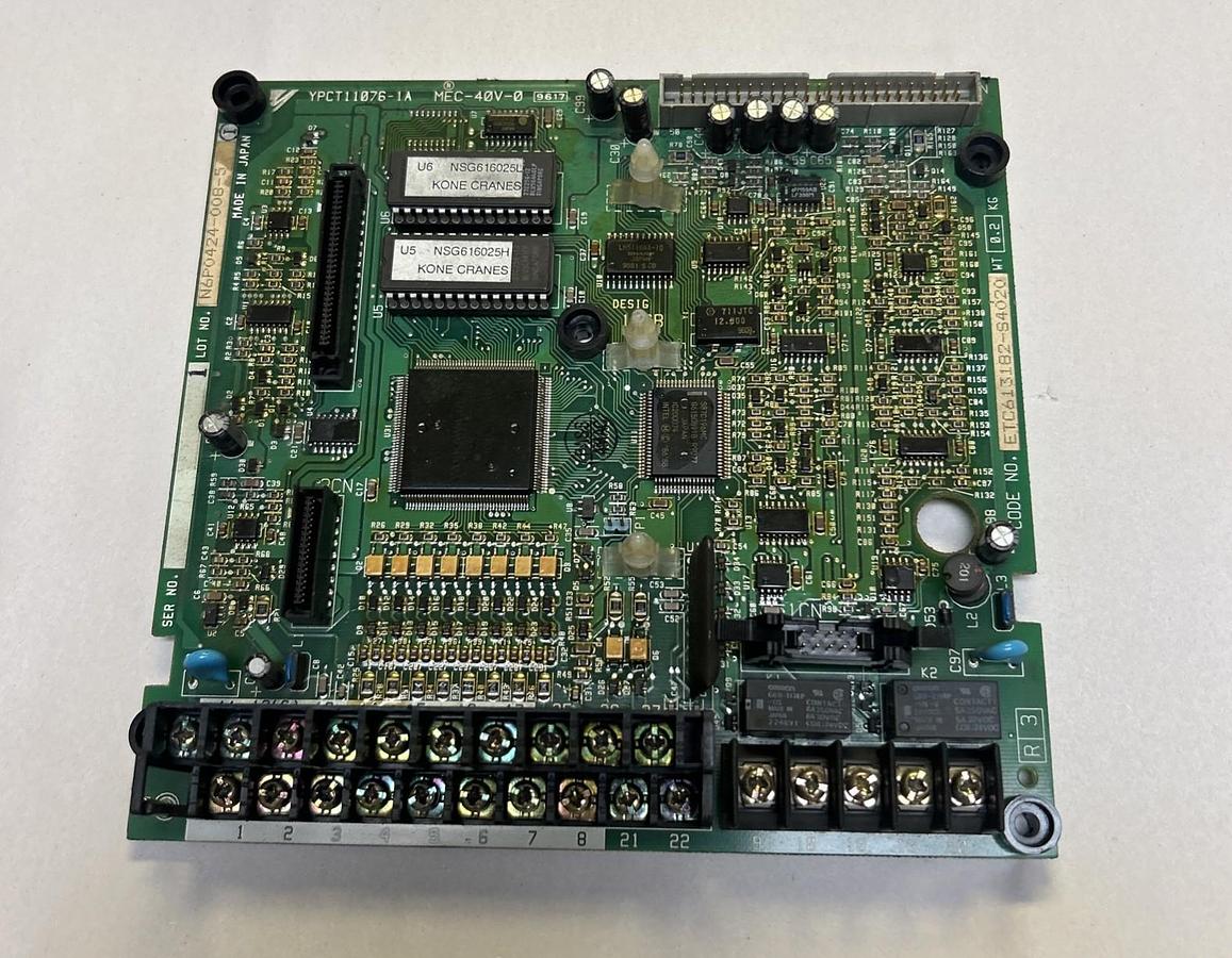 Used YASKAWA ELECTRIC,YPCT11076-1A,DRIVE CONTROL BOARD