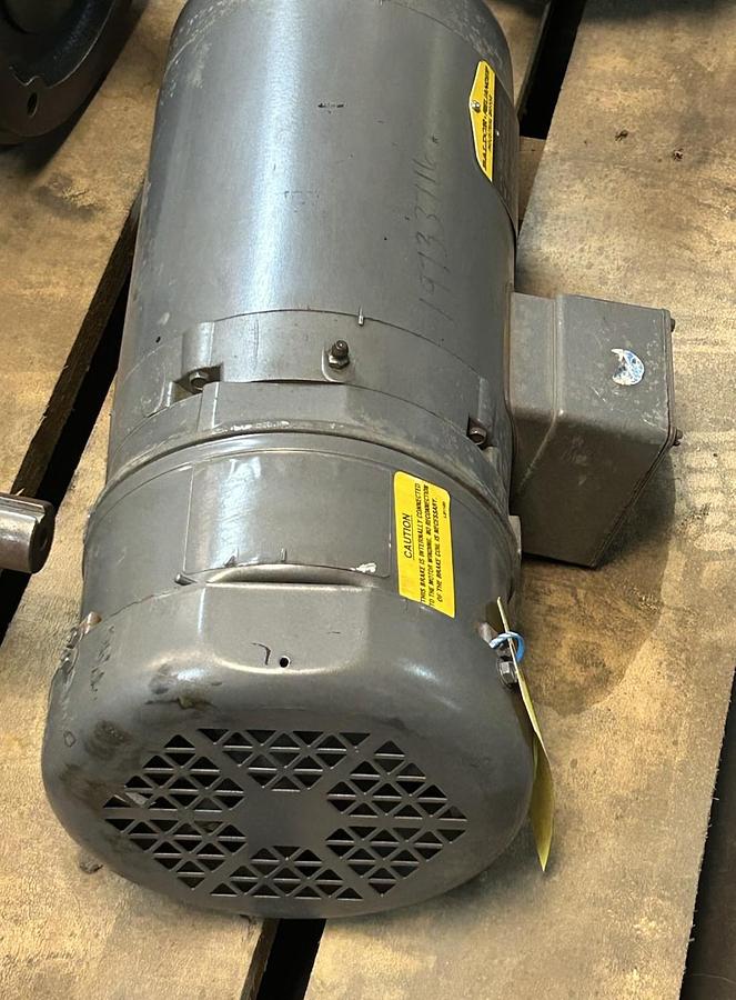 Used BALDOR,VBM3558T,BRAKE MOTOR 208-230/460V 1725RPM 3PH 143TC FRAME