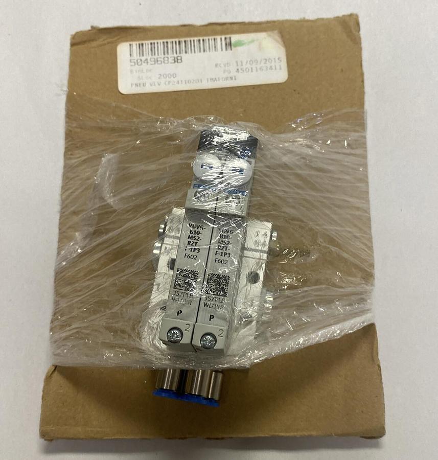 Used FESTO,VUVG-B10-M52-RZT-F-1P3,SOLENOID VALVE NEW
