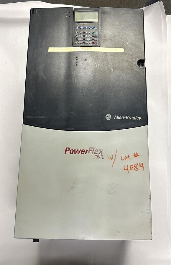 Used ALLEN BRADLEY,20BD096A3ANNANA0,VFD SER A AC DRIVE POWERFLEX 700 480V 96A 75HP