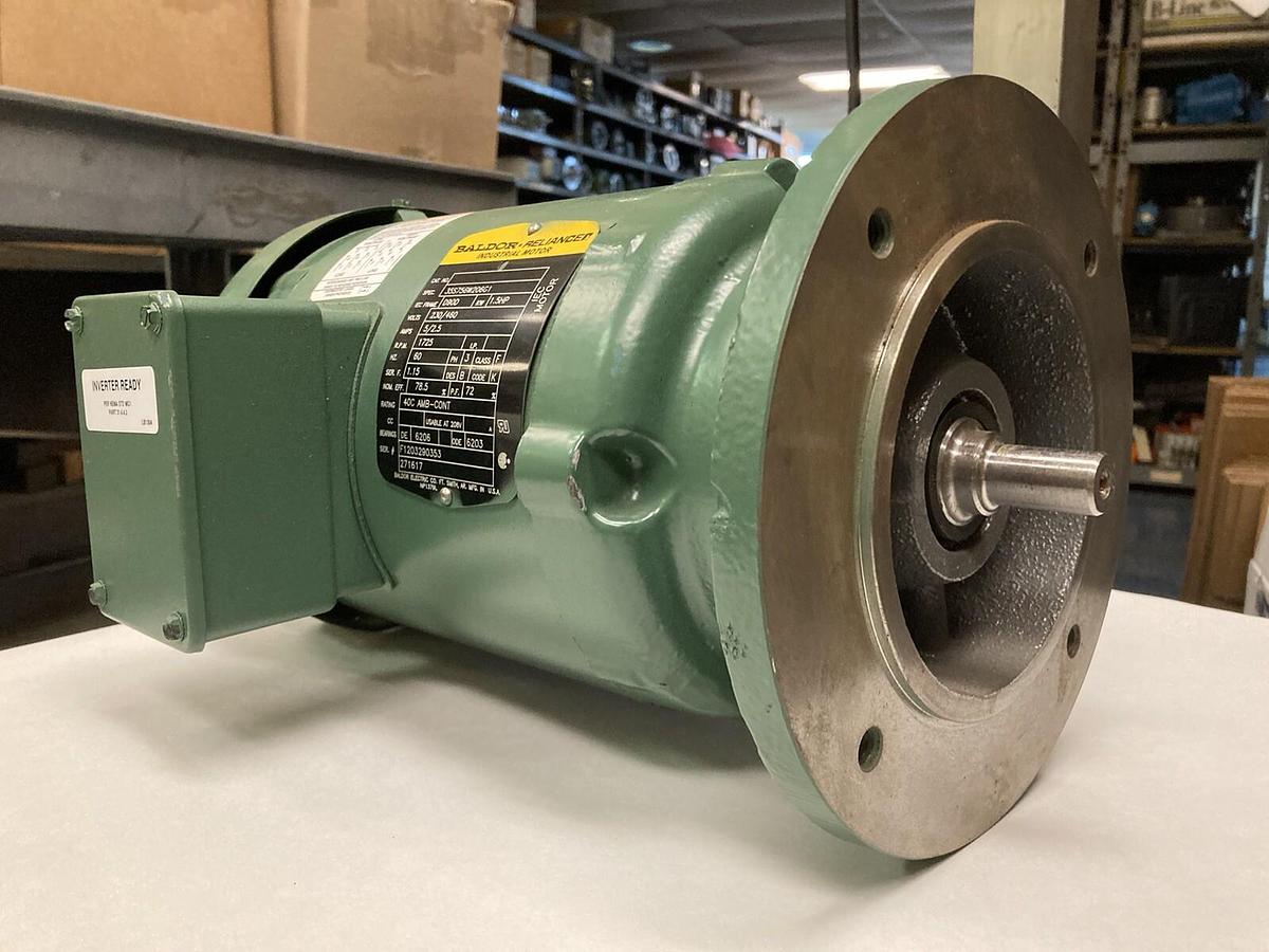 Baldor,35S756W206G1,1.5 HP Electric AC Motor 1725 RPM  230/460 Volts  D90D Frame