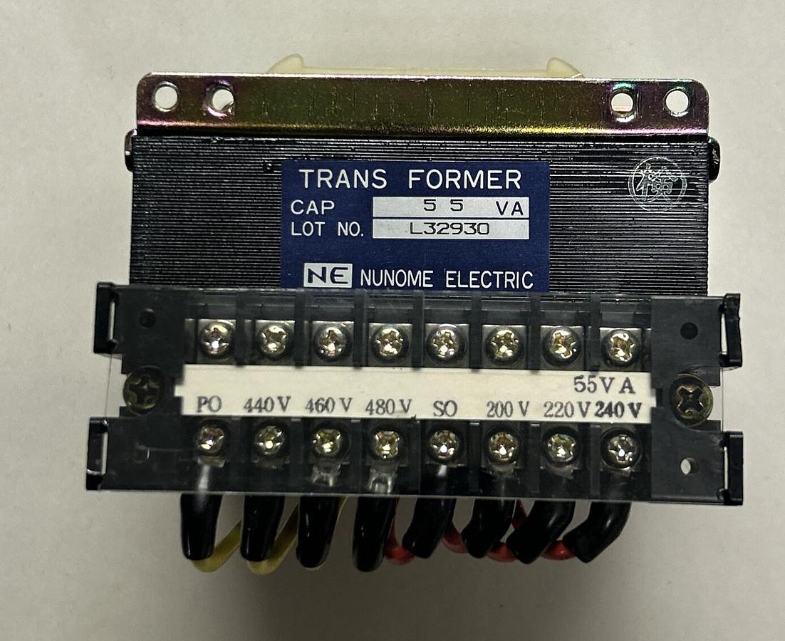 NUNOME ELECTRIC,L32930,TRANSFORMER 55VA NOS