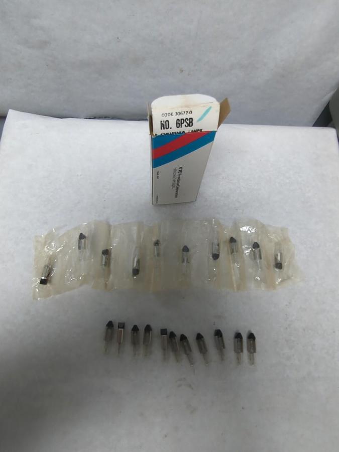 SYLVANIA,6PSB,MINIATURE LAMP LOT OF 21 NOS