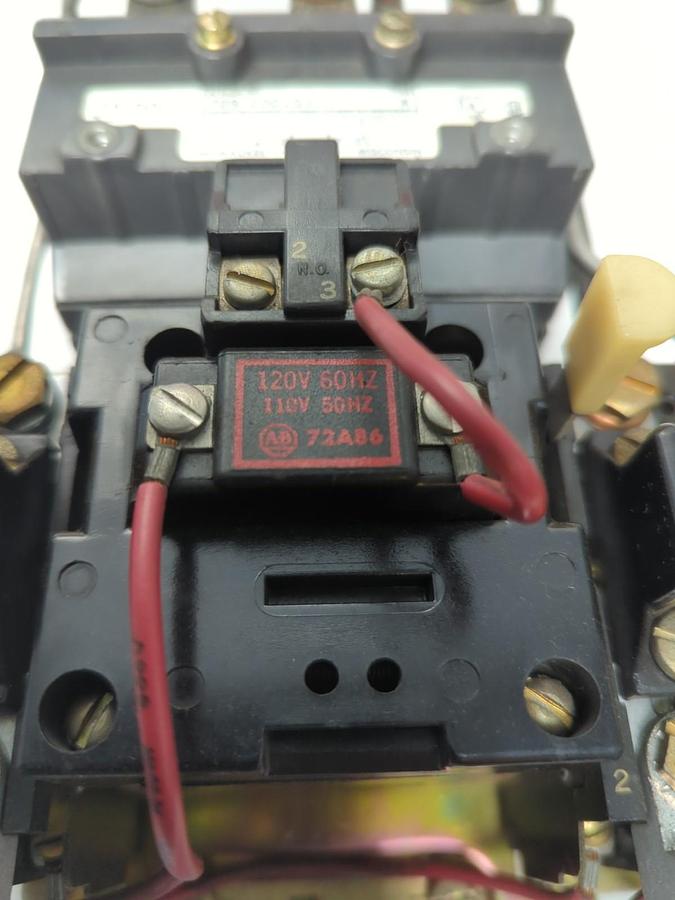 Used ALLEN BRADLEY,709-C0D103,SERIES K MOTOR STARTER 3PHASE 3-POLE SIZE 2 PRE-OWNED