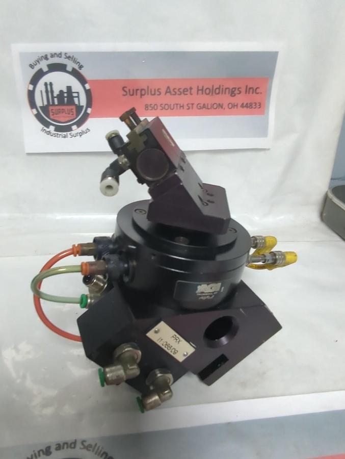 Used AGI,AGR-2,ROTARY ACTUATOR ASSY WITH AGLP-2 GRIPPER PRE-OWNED
