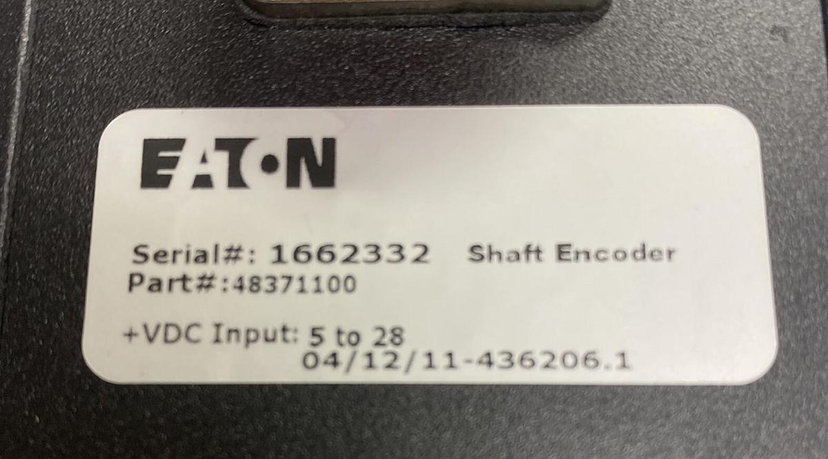 Eaton,48371100,Shaft Encoder 5 To 28 VDC Input New