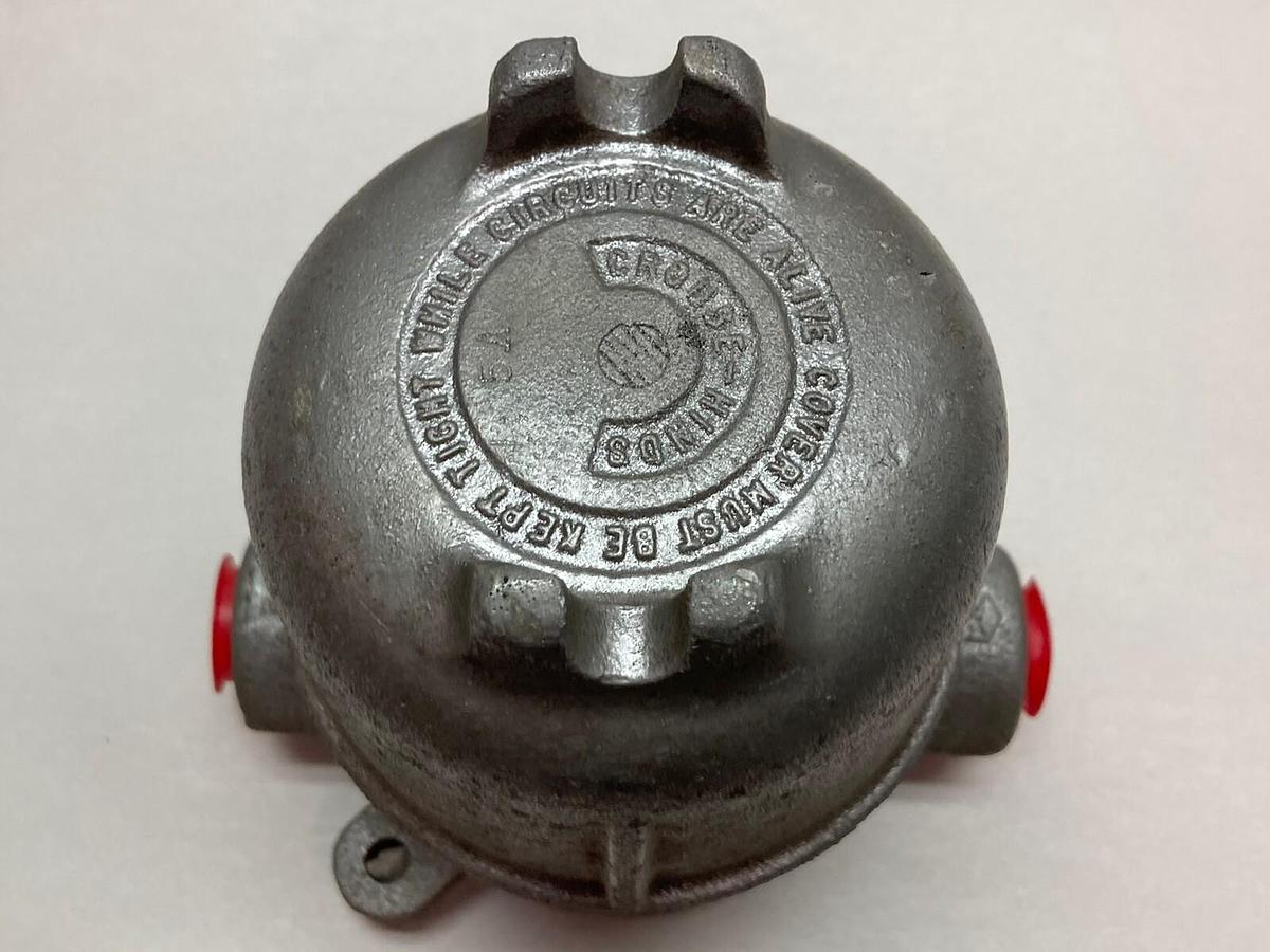 Used Crouse Hinds,10768-L,Explosion Proof Conduit Box