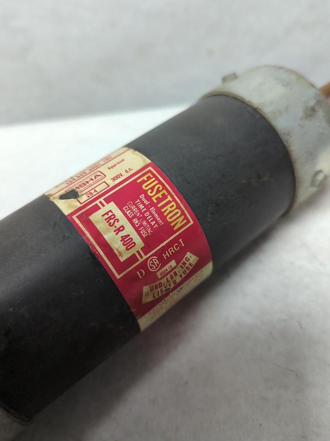 Used COOPER BUSSMANN,FRS-R-400,FUSETRON 400 AMP FUSE PRE-OWNED