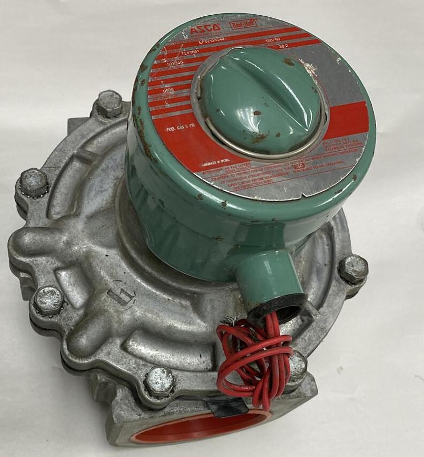 Used Asco,EF8215A040,3 INCH Solenoid Valve 120V 60 HZ 28.2 Watts