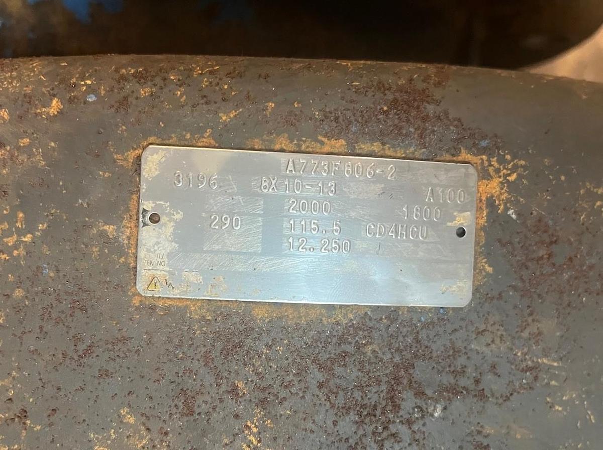 Used GOULDS,3196,XLTi CENTRIFUGAL PUMP 8X10-13 CDMCUN IMP 12.250" DIA 1800RPM 2000GPM