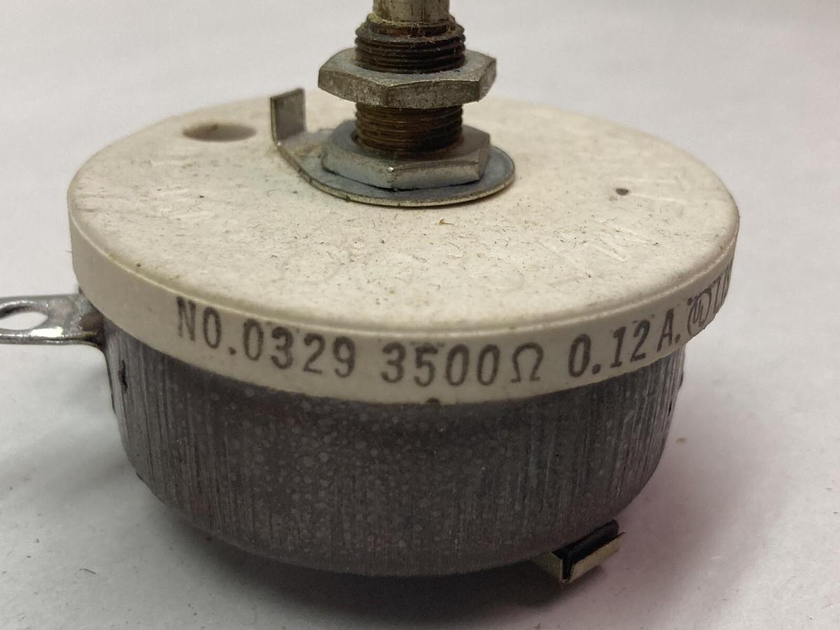 Used Ohmite,0329,Rheostat 0.12A Series 7838