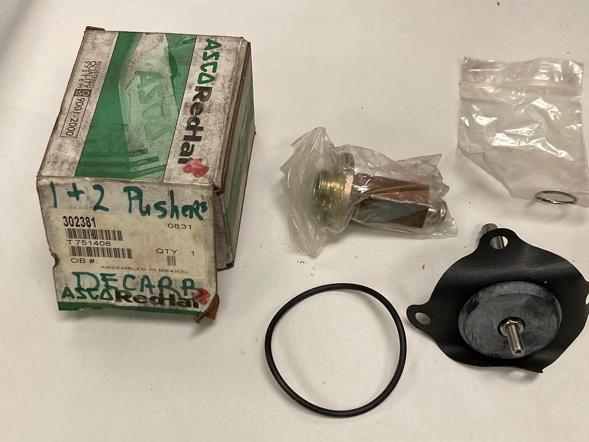 Used Asco,302381,Solenoid Valve Rebuild Kit Red-Hat
