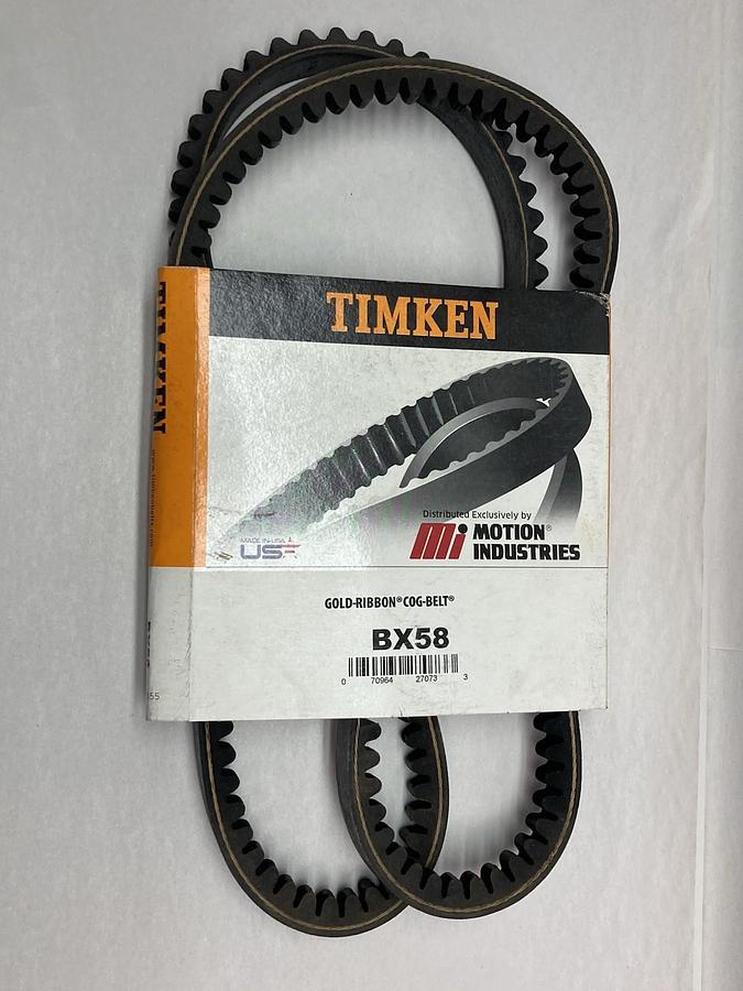 Timken,BX58,Gold-Ribbon Cog-Belt