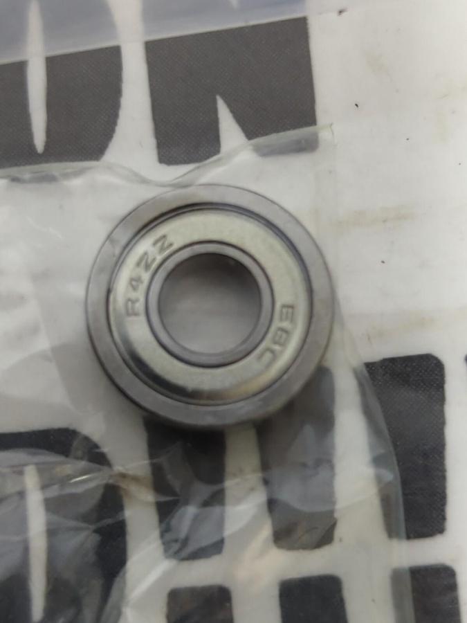 EBC,R4ZZ,SHIELDED MINIATURE BEARING 1/4 INCH BORE 5/8 INCH OD LOT OF 36 NOS