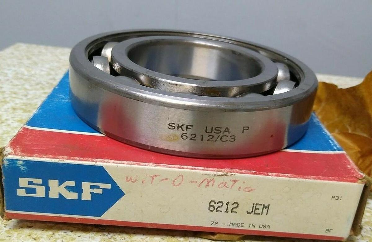 SKF,6212 JEM,Deep Groove Ball Bearing NOS