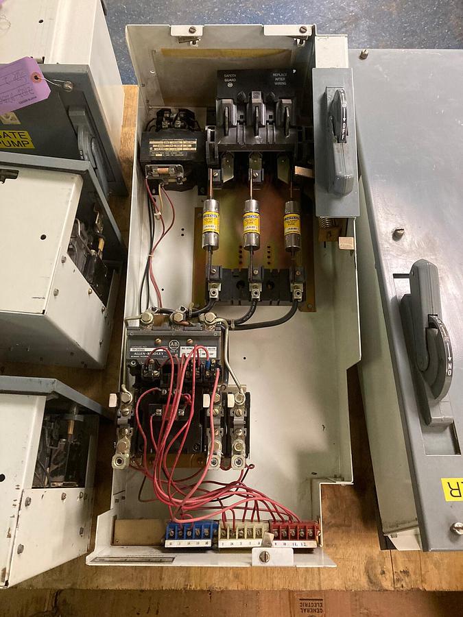 Used Allen-Bradley,2100 2112B,Size 3 Fused MCC 32 INCH Starter Feeder Bucket