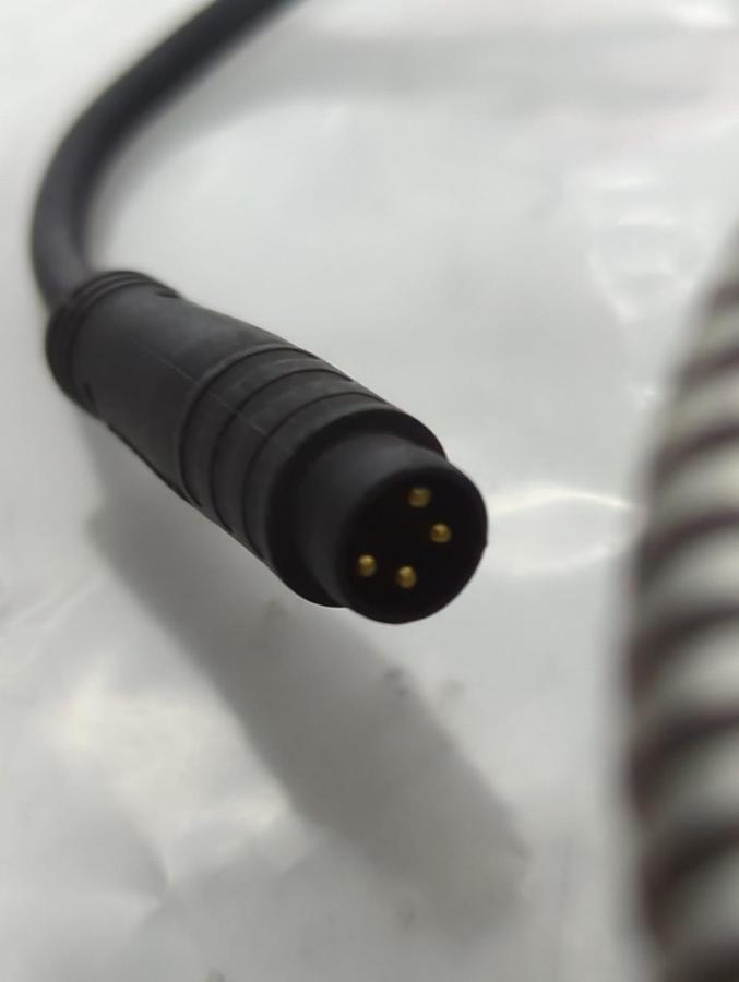 Used BANNER,D12DAB5FVQ,SENSOR WITH FIBER OPTIC CABLE ASSEMBLY PRE-OWNED