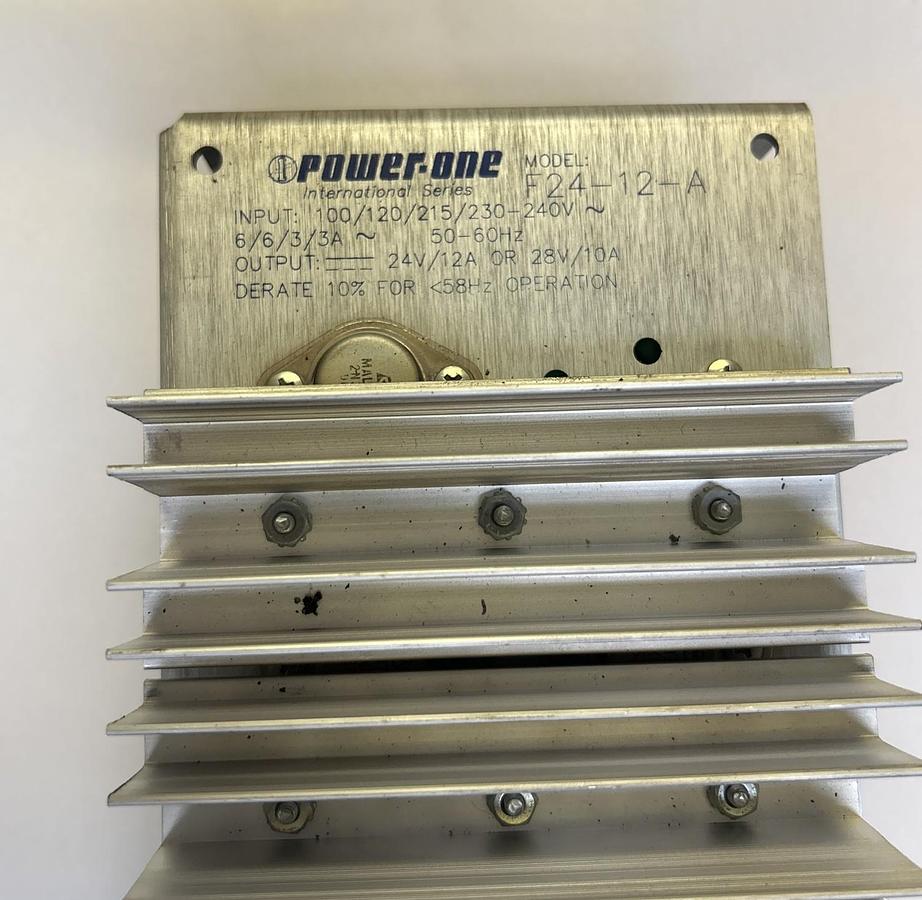 Used POWER-ONE,F24-12-A,POWER SUPPLY