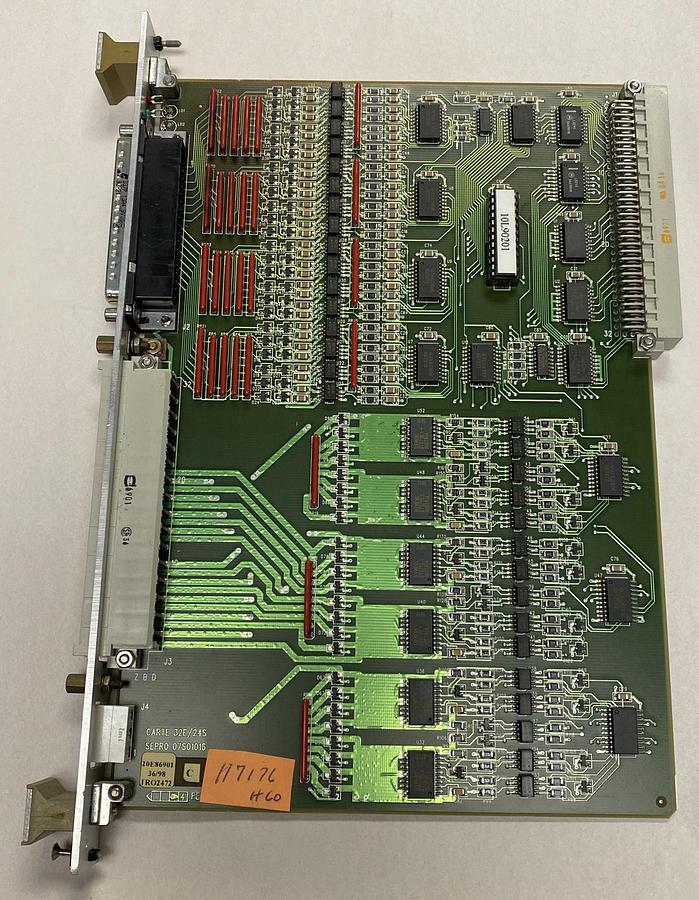 Used SEPRO ROBOTIQUE,07S01016 C CARTE 32E/24S, INTERFACE BOARD