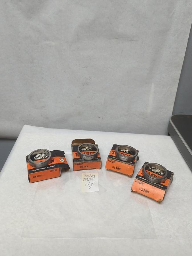 TIMKEN,05185,ROLLER BEARING CUP LOT OF 4 NOS