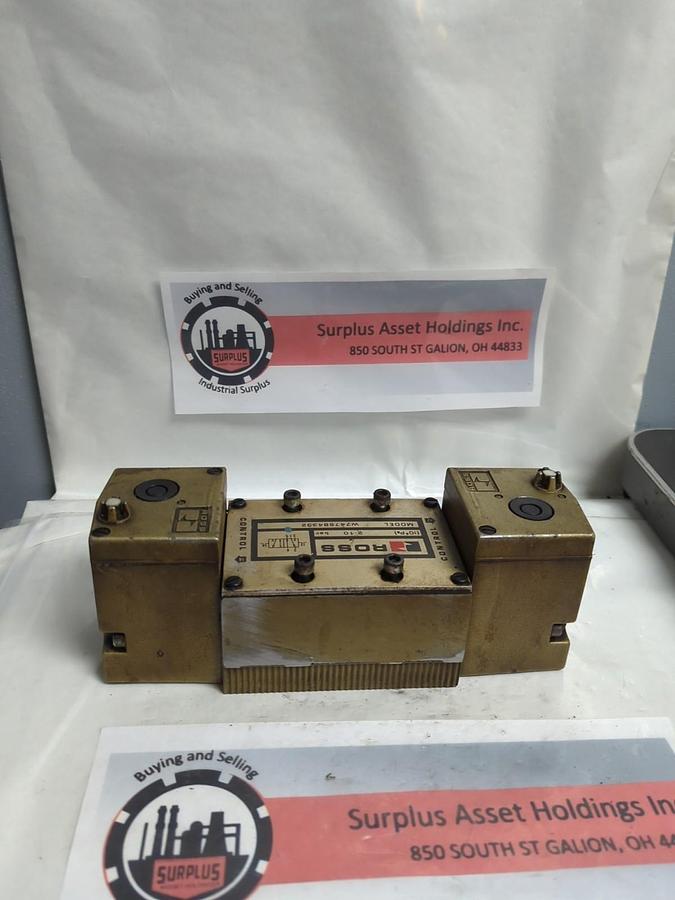 Used ROSS,W7476B4332,SOLENOID VALVE 110/50 110-120/60 PRE-OWNED