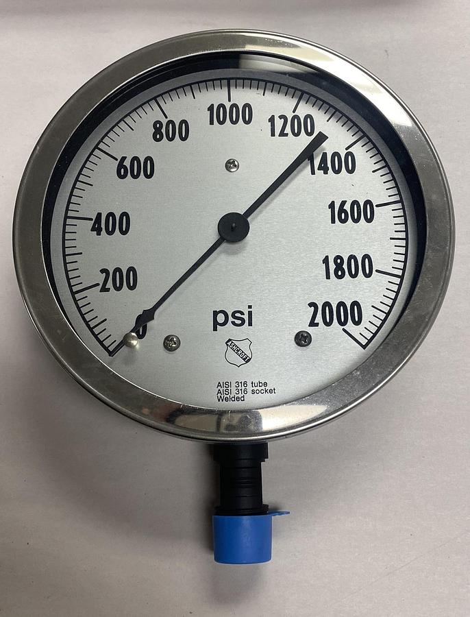 Ashcroft,601009S 04L,General Service Gauge NOS