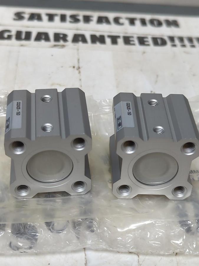 SMC,CQ2A20-15D,COMPACT AIR CYLINDER LOT OF 2 NOS