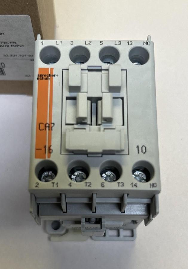 Used SPRECHER & SCHUH,CA7-16-10-120,CONTACTOR NEW