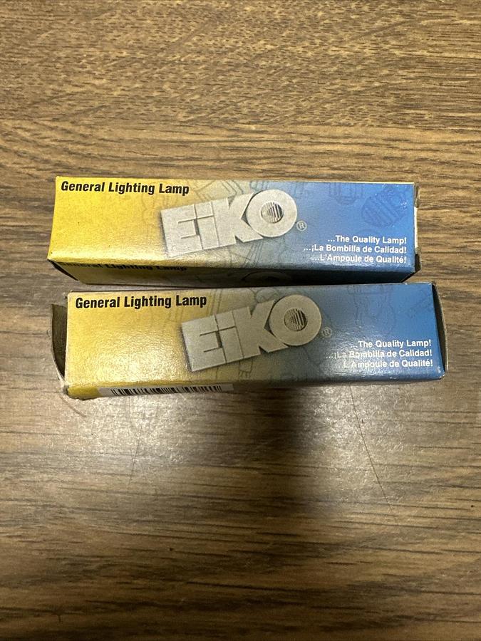 Used Eiko,15T6C-145V,Miniature Lamp LOT of 2